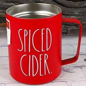 Rae Dunn SPICED CIDER Red Insulated Stainless Steel Mug - 12 oz